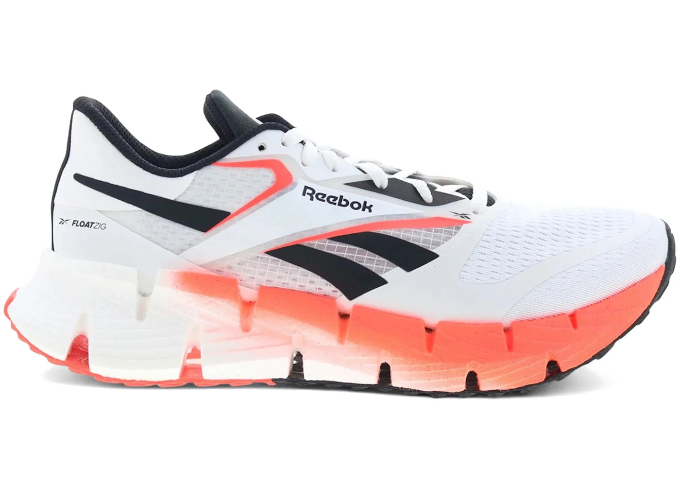 Reebok FloatZig 1 White Orange Flare - 1