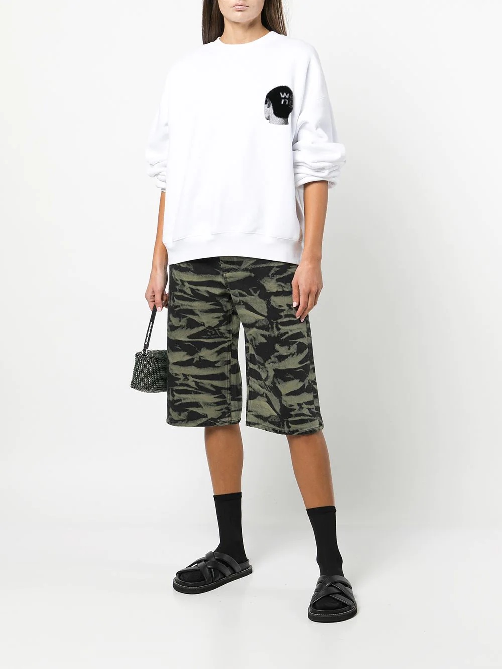 camouflage knee-length shorts - 2