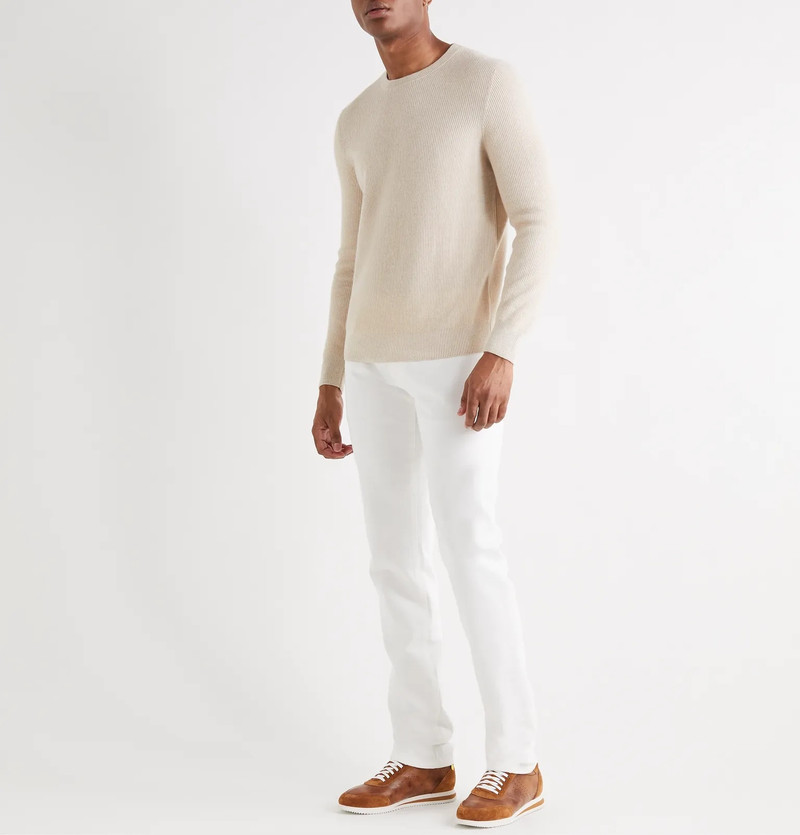 Ribbed Cashmere Sweater 8