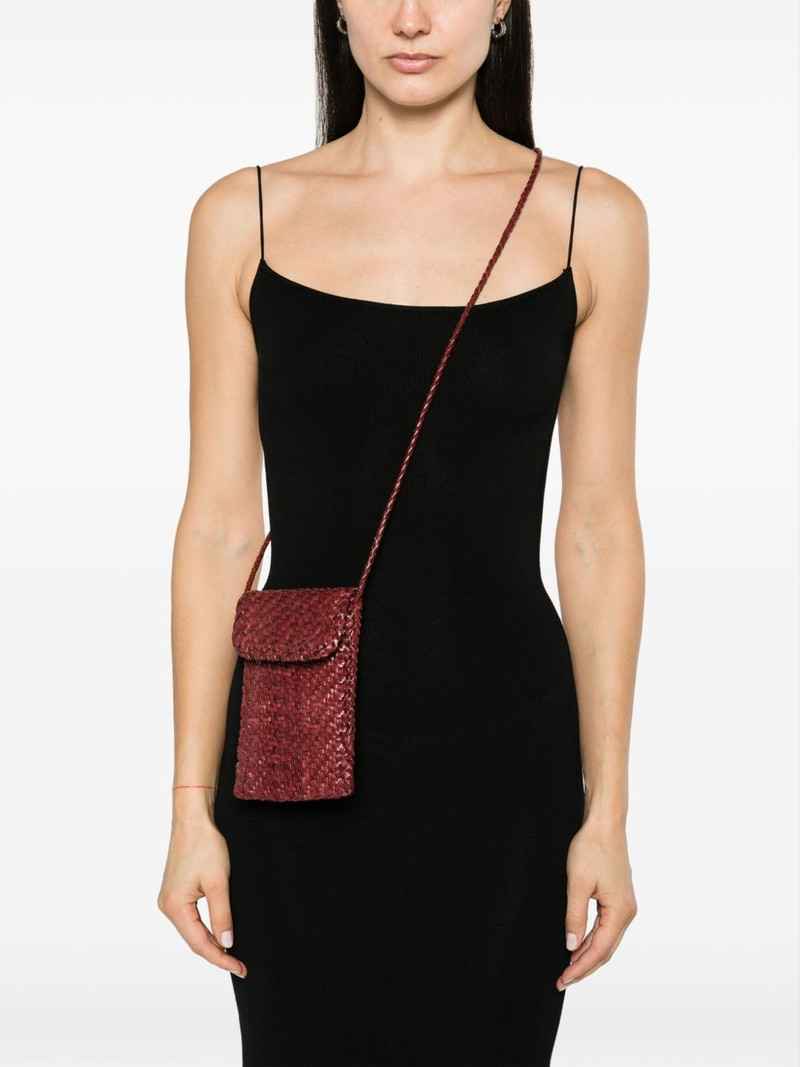 DRAGON DIFFUSION Phone leather crossbody bag outlook