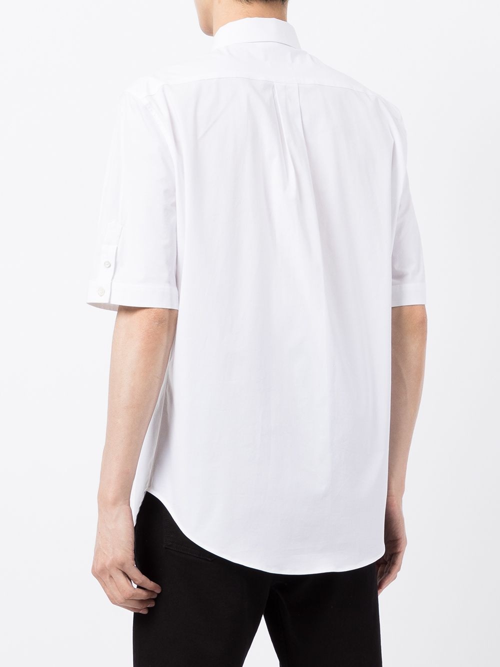 short-sleeve button-fastening shirt - 4