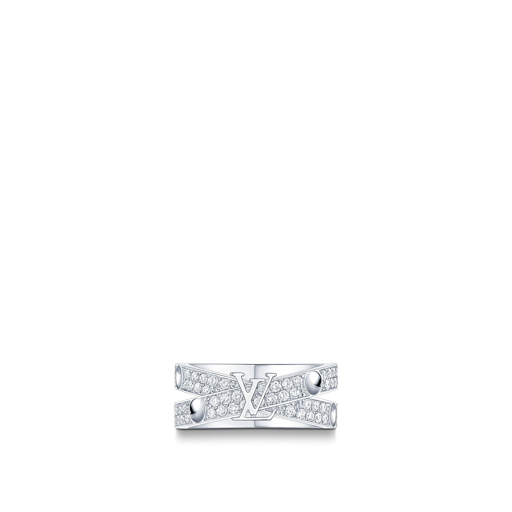 Empreinte Ring, White Gold And Diamonds - 3