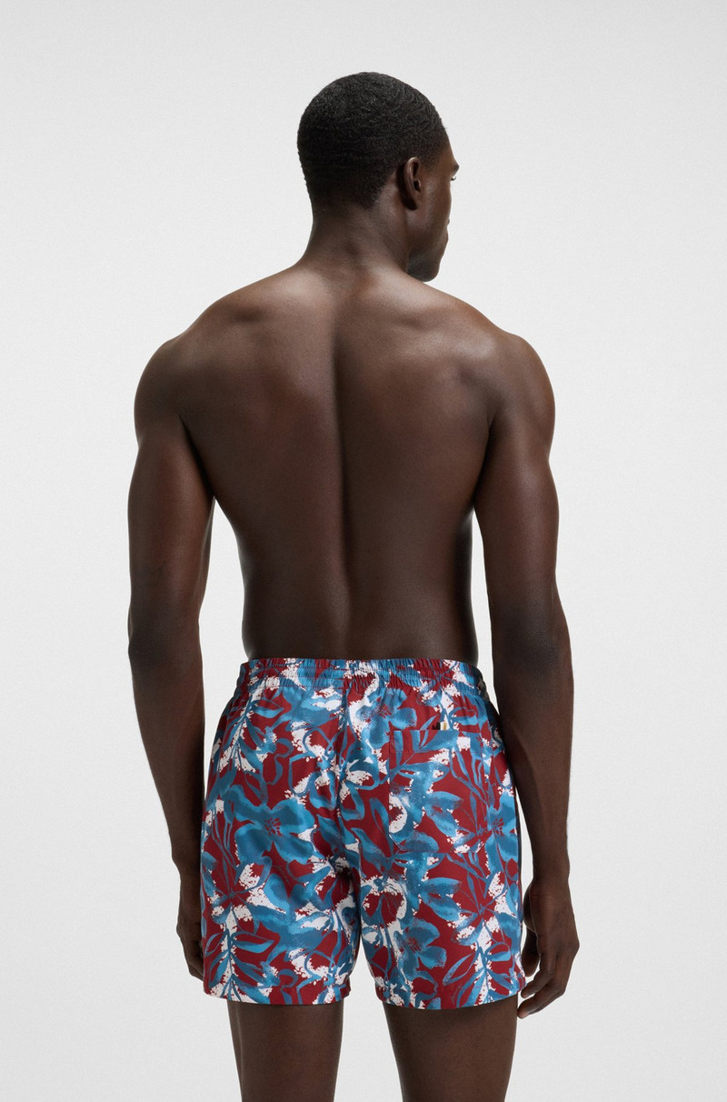 BOSS FULLY LINED SWIM SHORTS WITH SEASONAL PRINT outlook