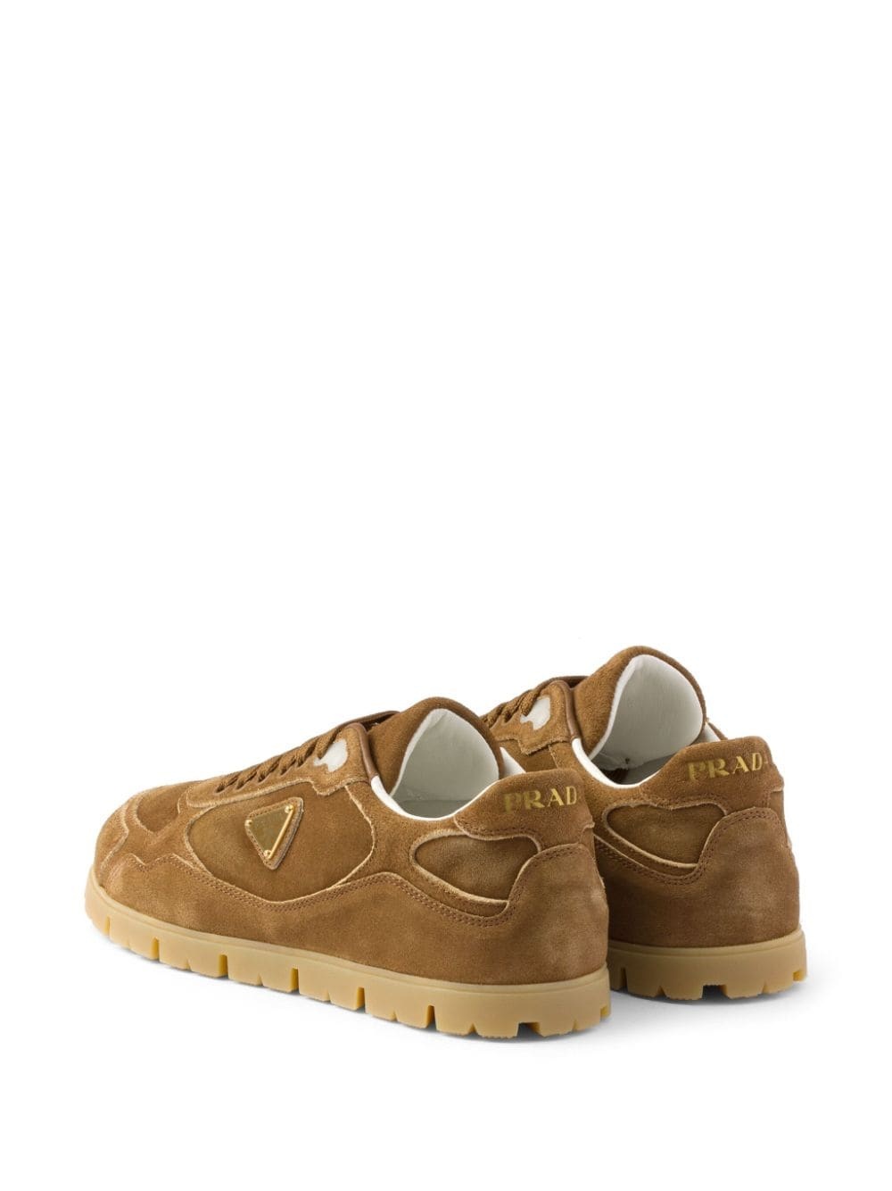 スニーカー Prada Faded suede sneakers Prada Faded Suede Sneakers | Brown | FARFETCH