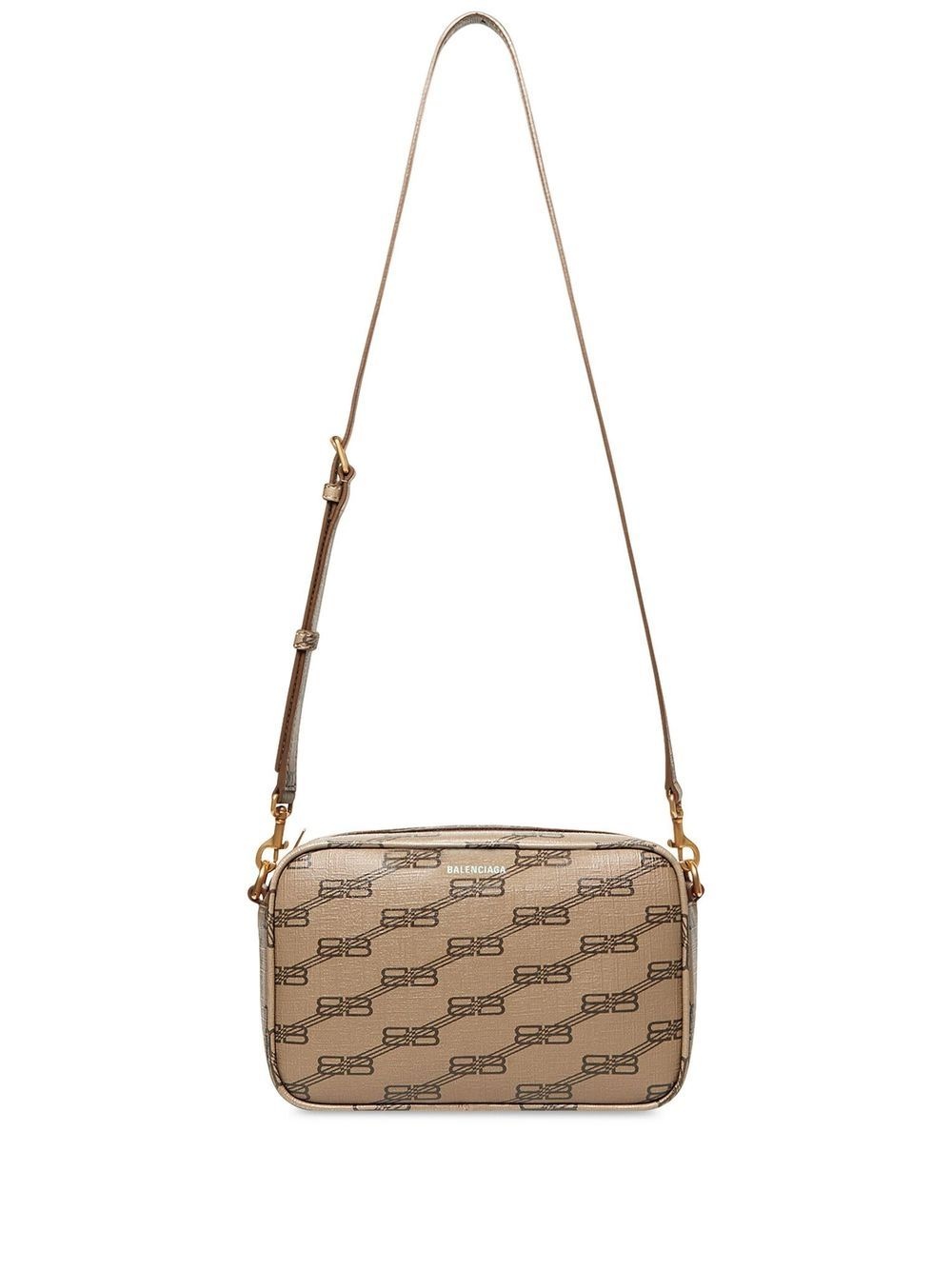 Signature BB-monogram shoulder bag - 1