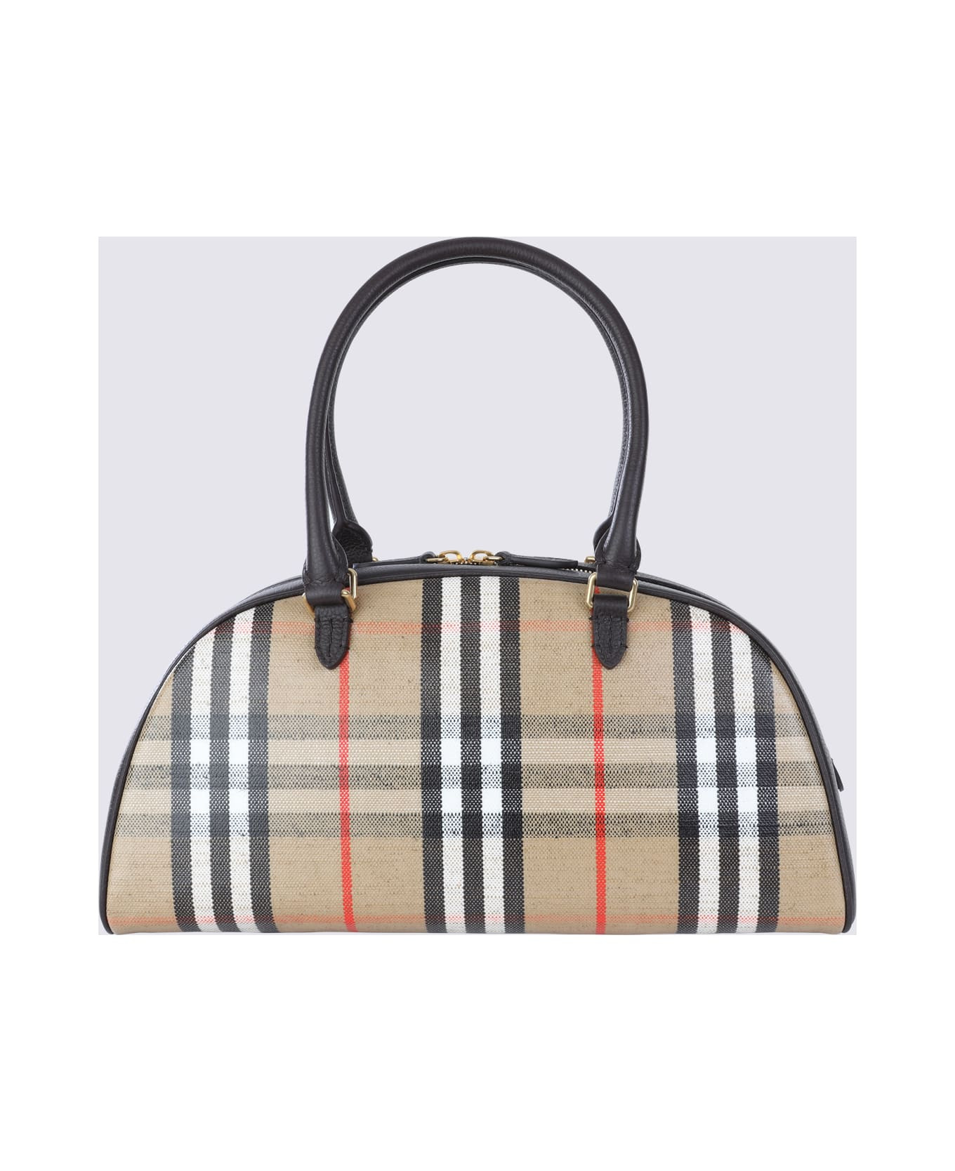 Brown Highland Bowling Top Handle Bag - 3