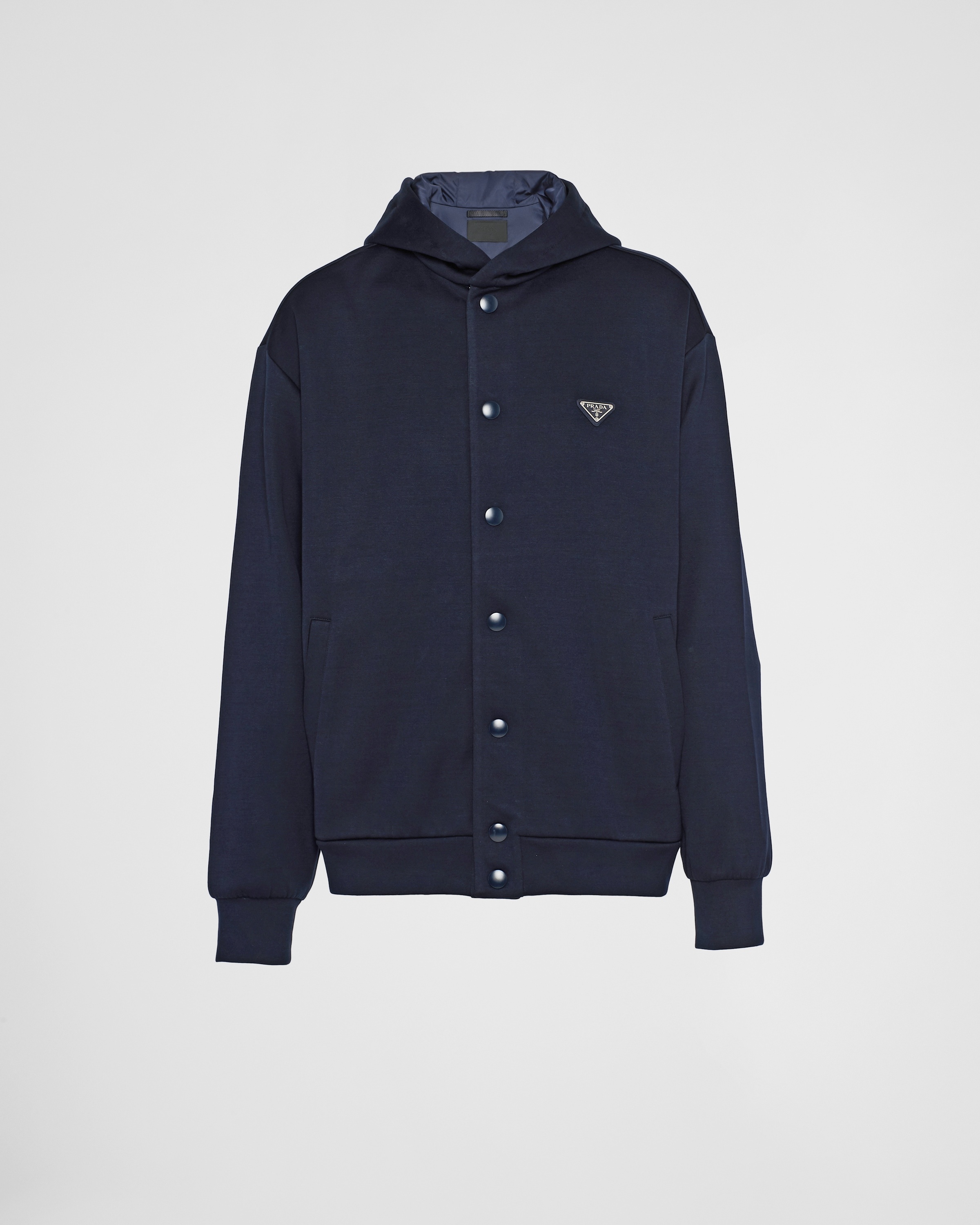 Technical cotton hoodie - 1