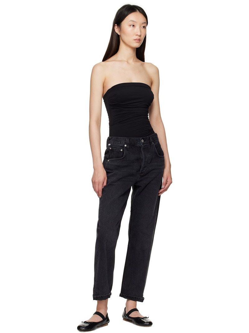 Citizens of Humanity Black Dahlia Bow Leg Baby Roll Jeans outlook