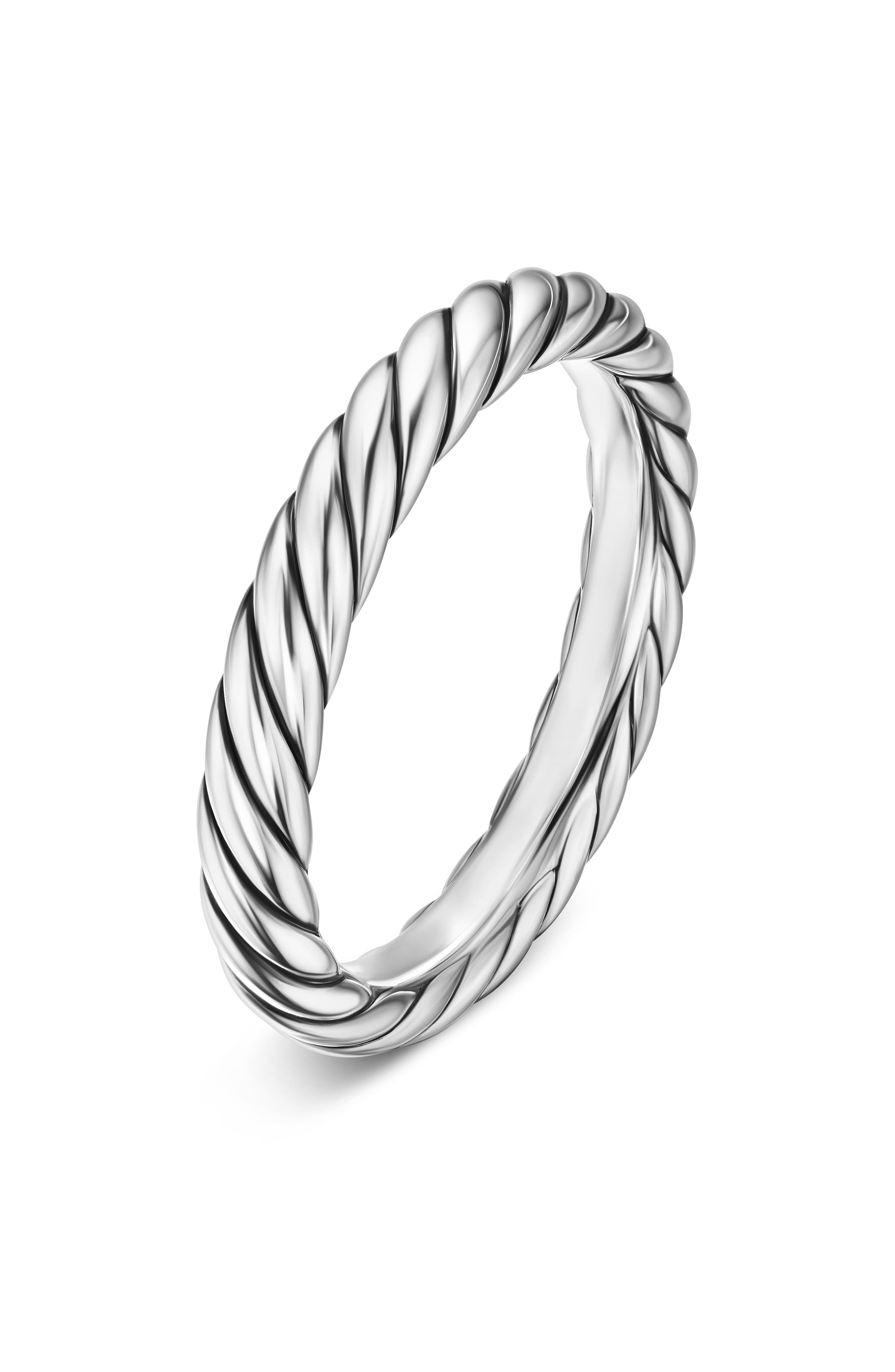 David Yurman Cable Band Ring in Sterling Silver at Nordstrom - 4
