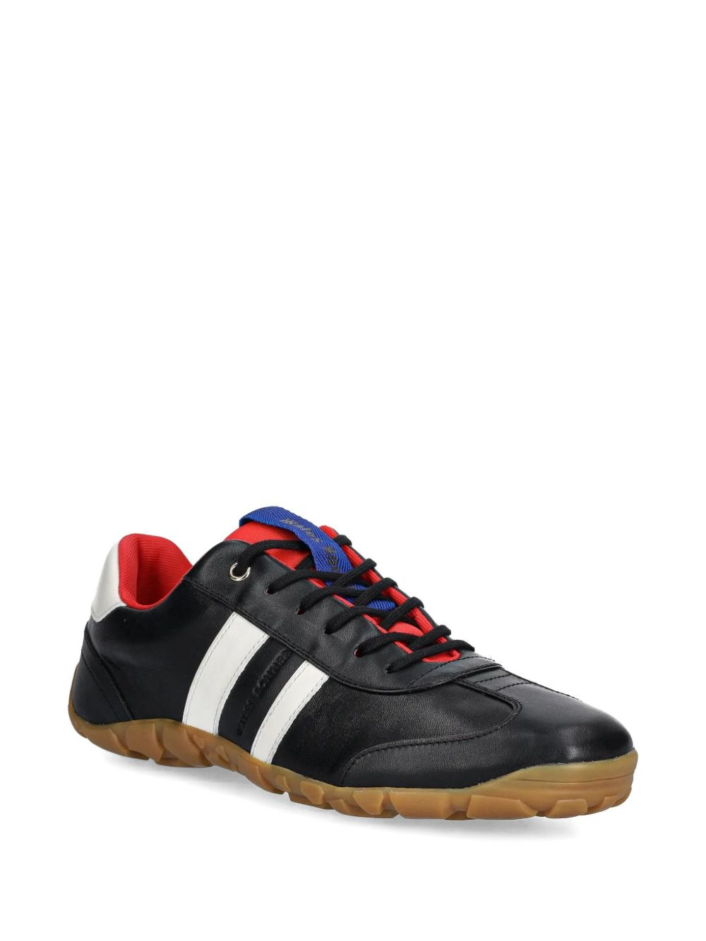 leather stripe sneakers - 2