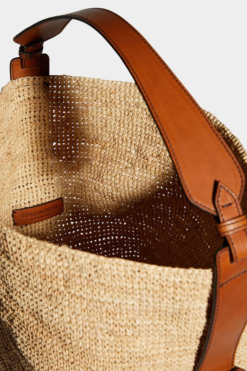 JUNGLE RAFIA HOBO - 6