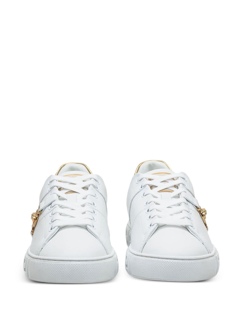 greek-key emblem sneakers - 3