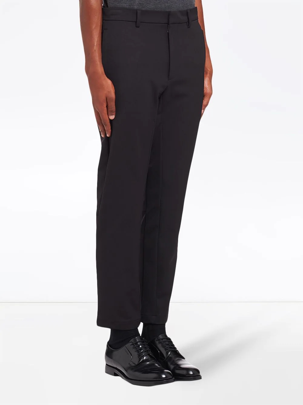 stretch-tricotine trousers - 3