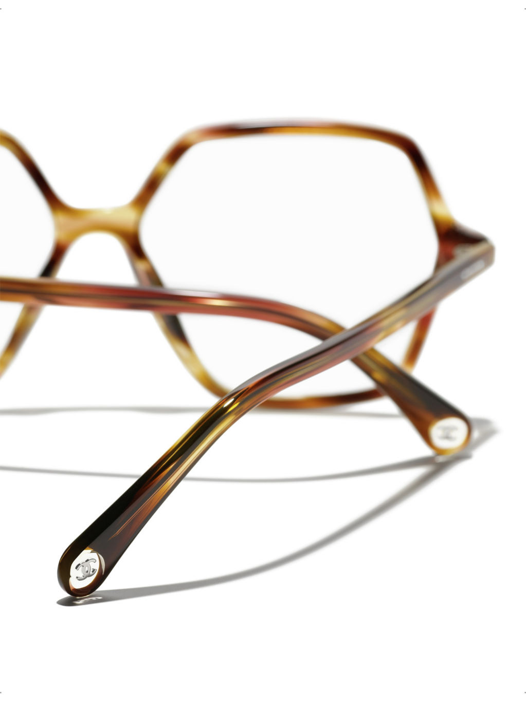 CH3447 square-frame tortoiseshell acetate optical glasses - 2