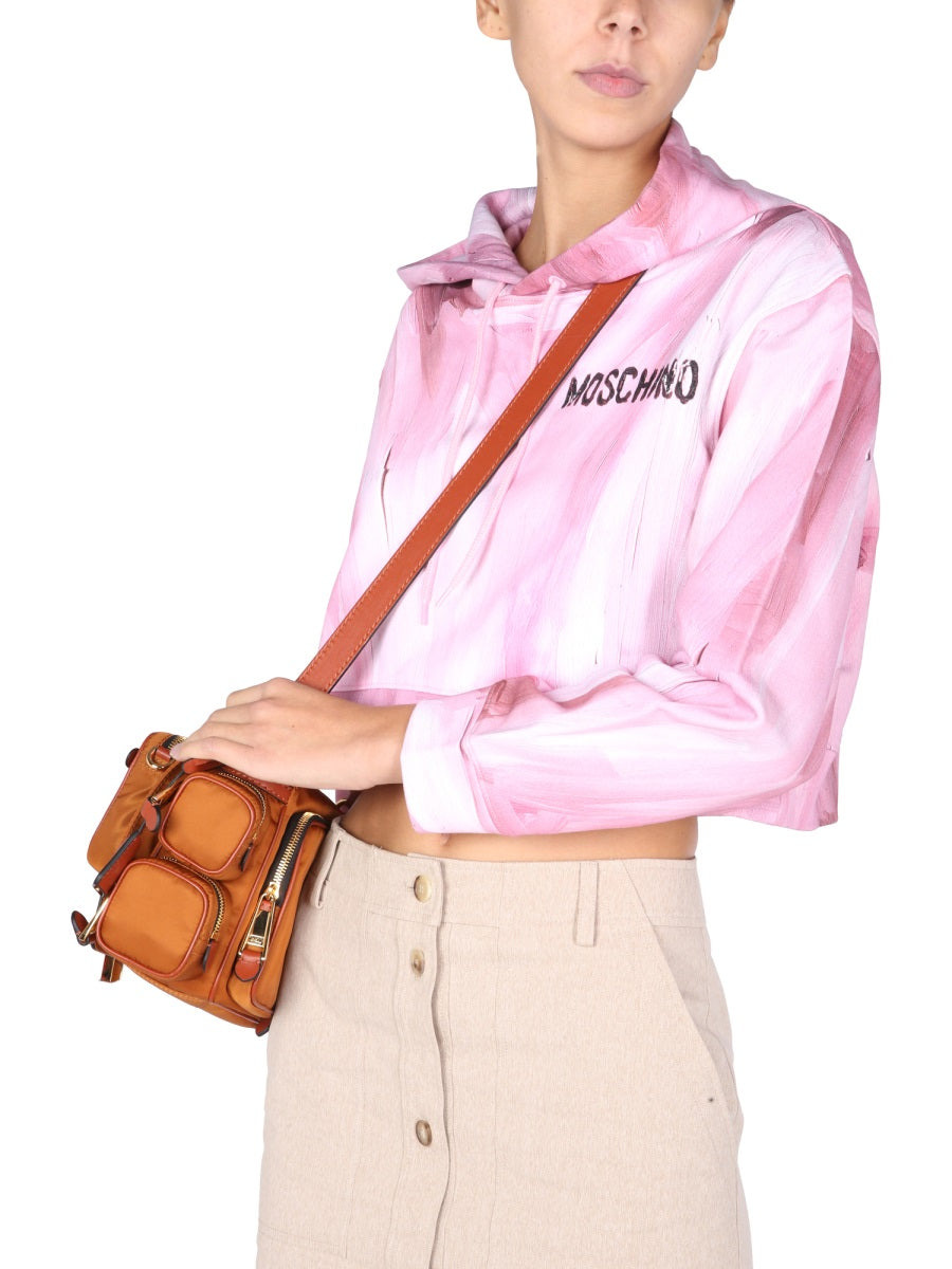 Moschino Women "Art Theme" Cropped Sweatshirt - 3