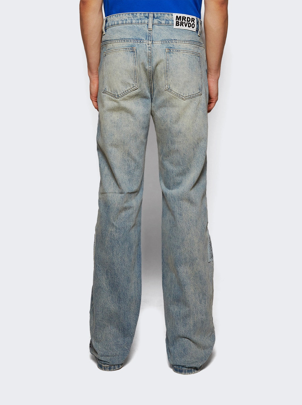 Scratched Denim Blue - 4