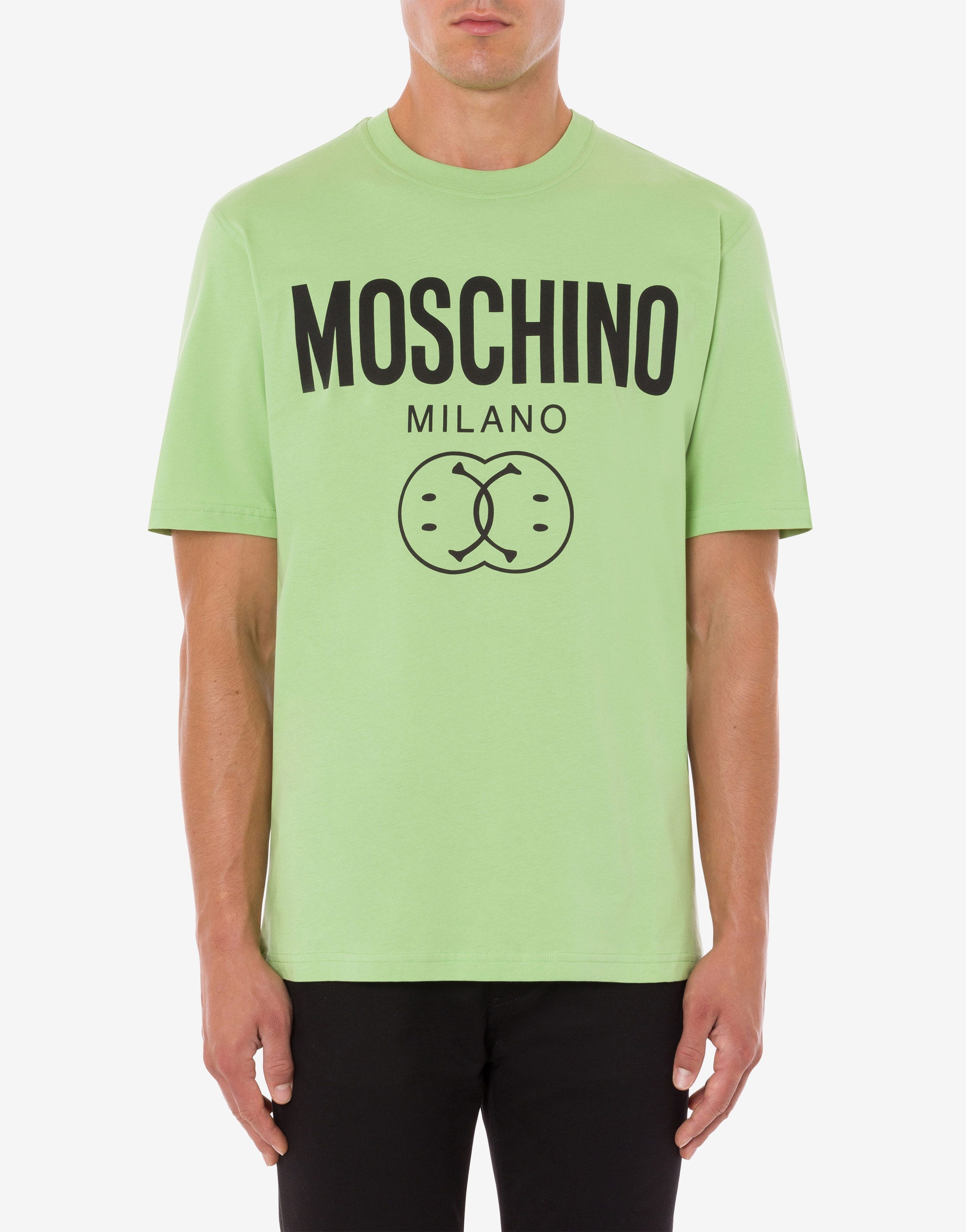DOUBLE SMILEY® LOGO ORGANIC JERSEY T-SHIRT - 2