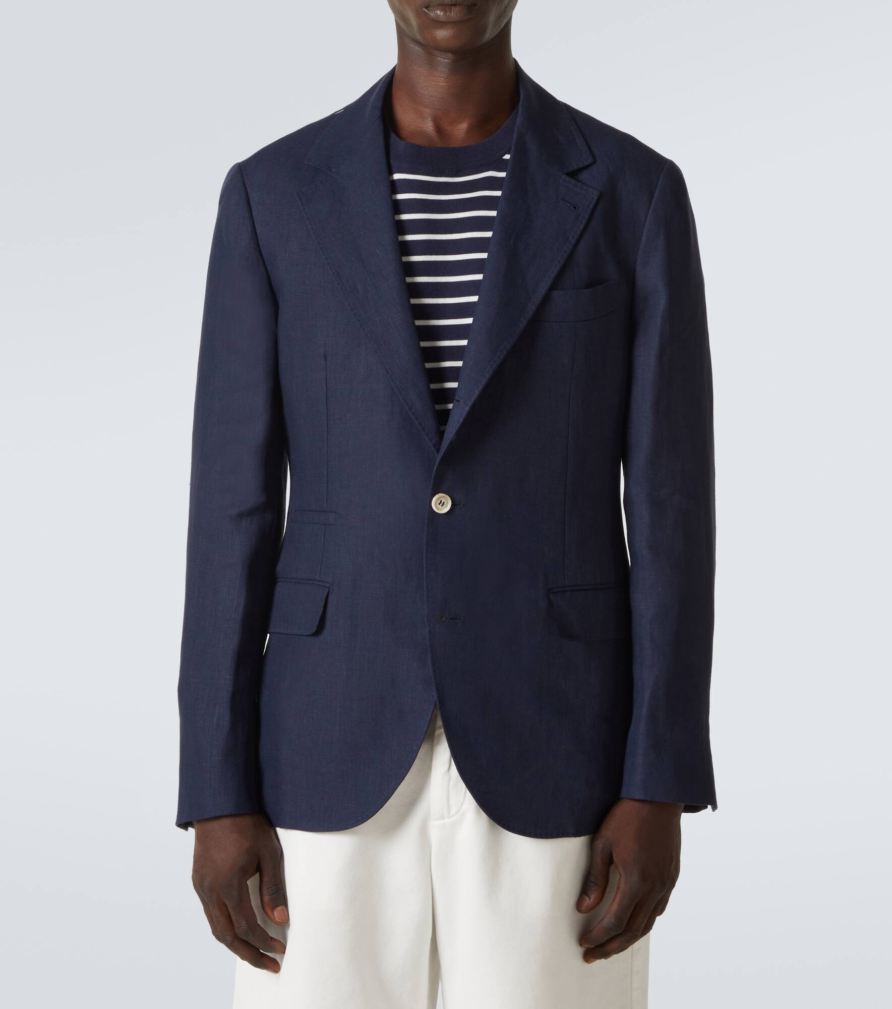 Linen blazer - 3