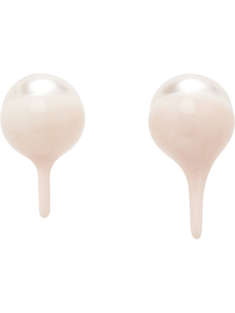 Dipped Pearl Stud Earrings 1