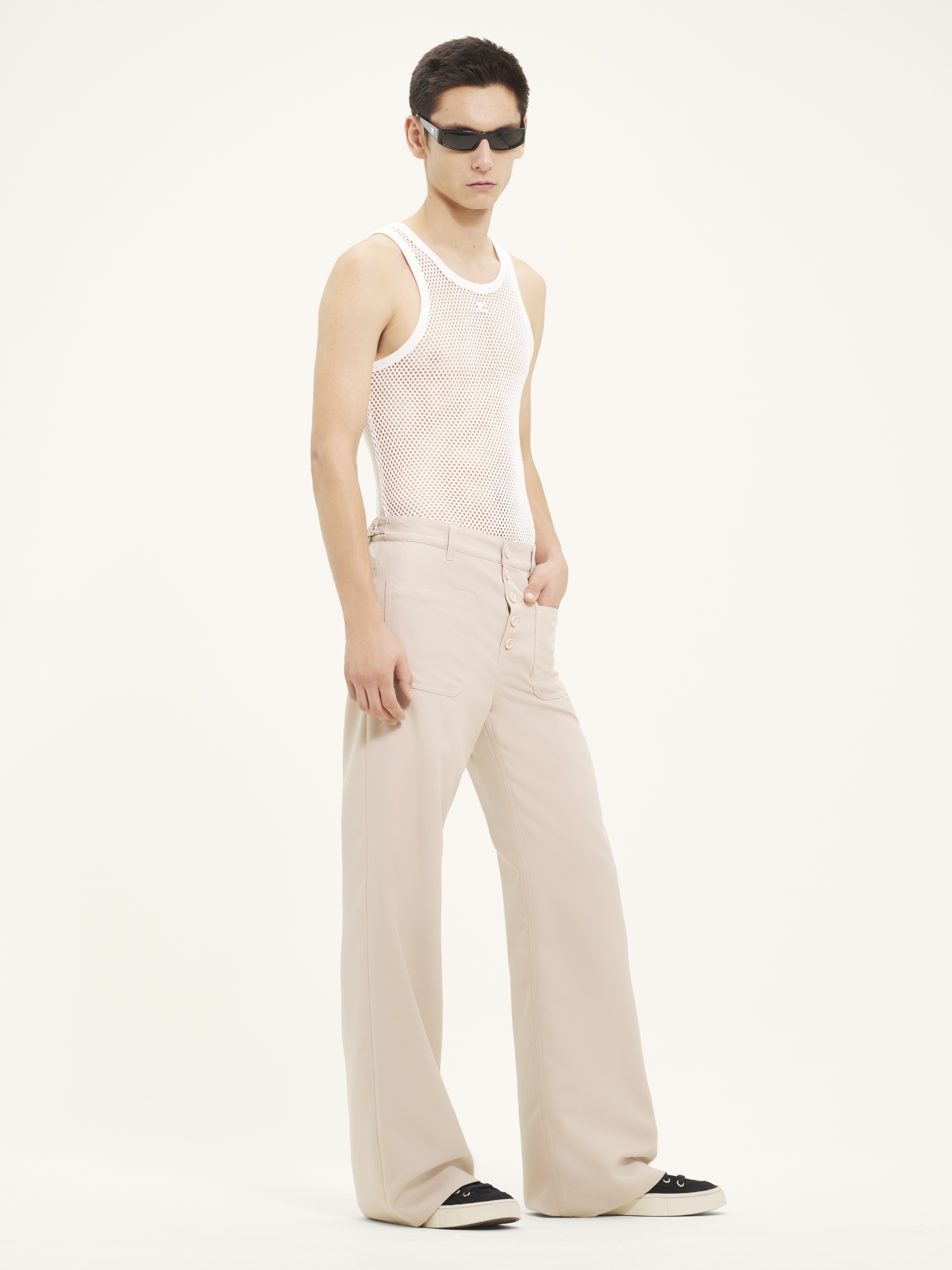MULTIFLEX LIGHT TWILL BAGGY PANTS - 3