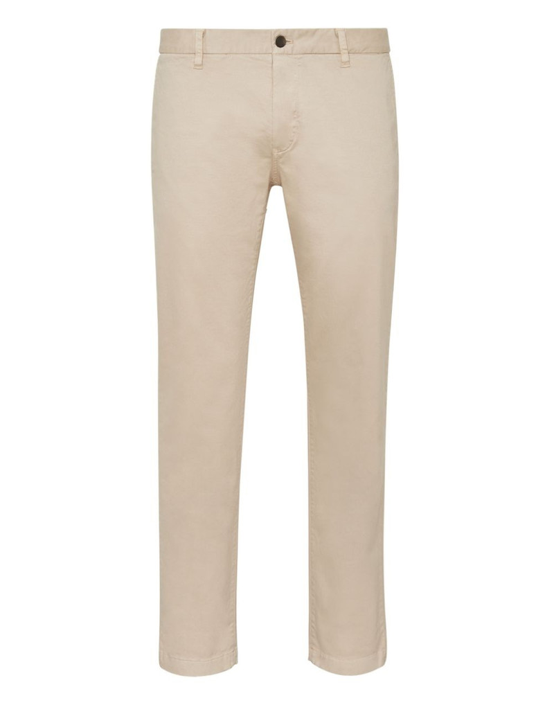 Hexagon-patch slim-fit chinos 1