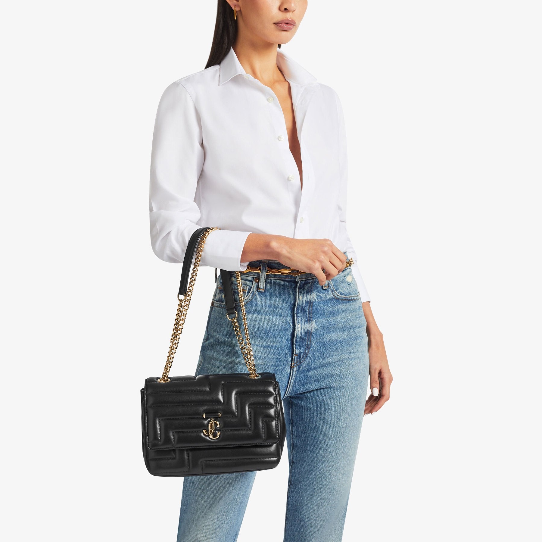 Avenue Soft Shoulder
Black Avenue Nappa Leather Soft Shoulder Bag - 2