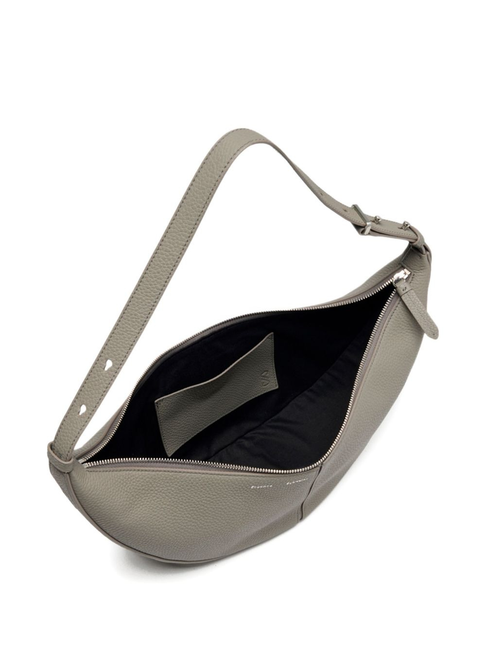 Slide pebbled-leather shoulder bag - 5