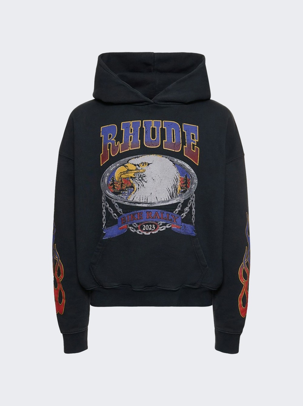 Screaming Eagle Hoodie Vintage Black - 1