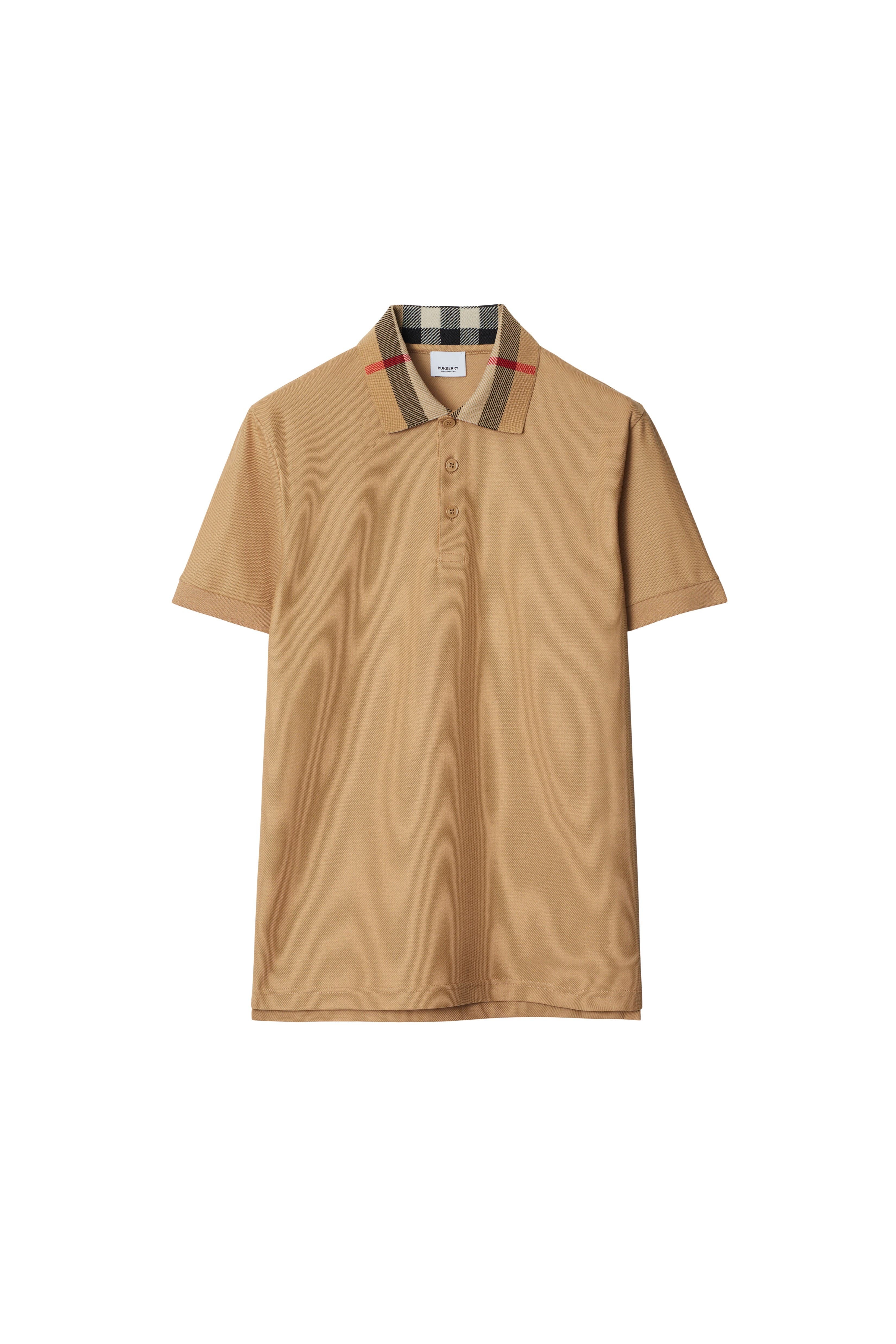 burberry Cotton Polo Shirt in Beige at Nordstrom - 2