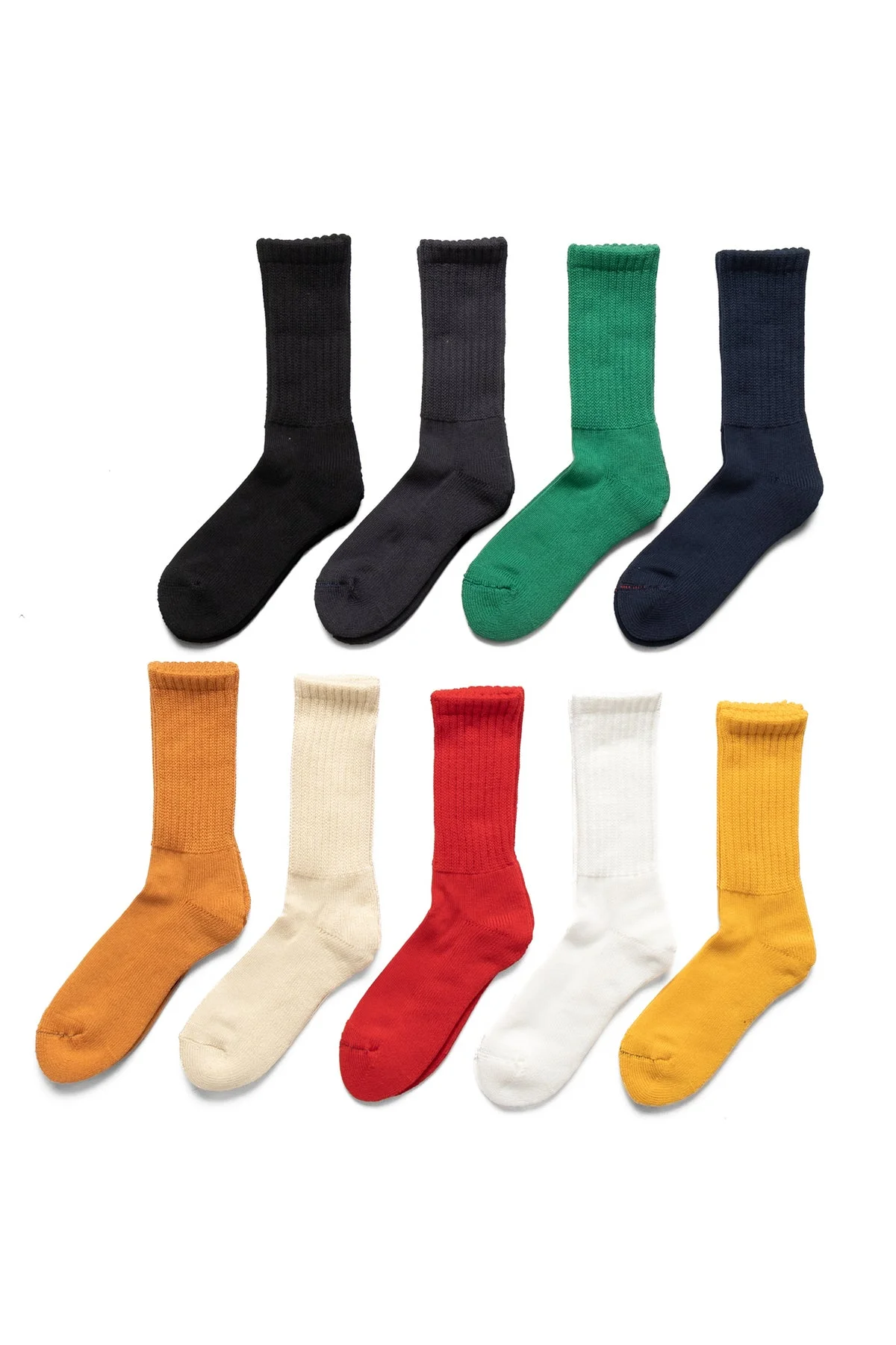Loose Pile Crew Socks - 1