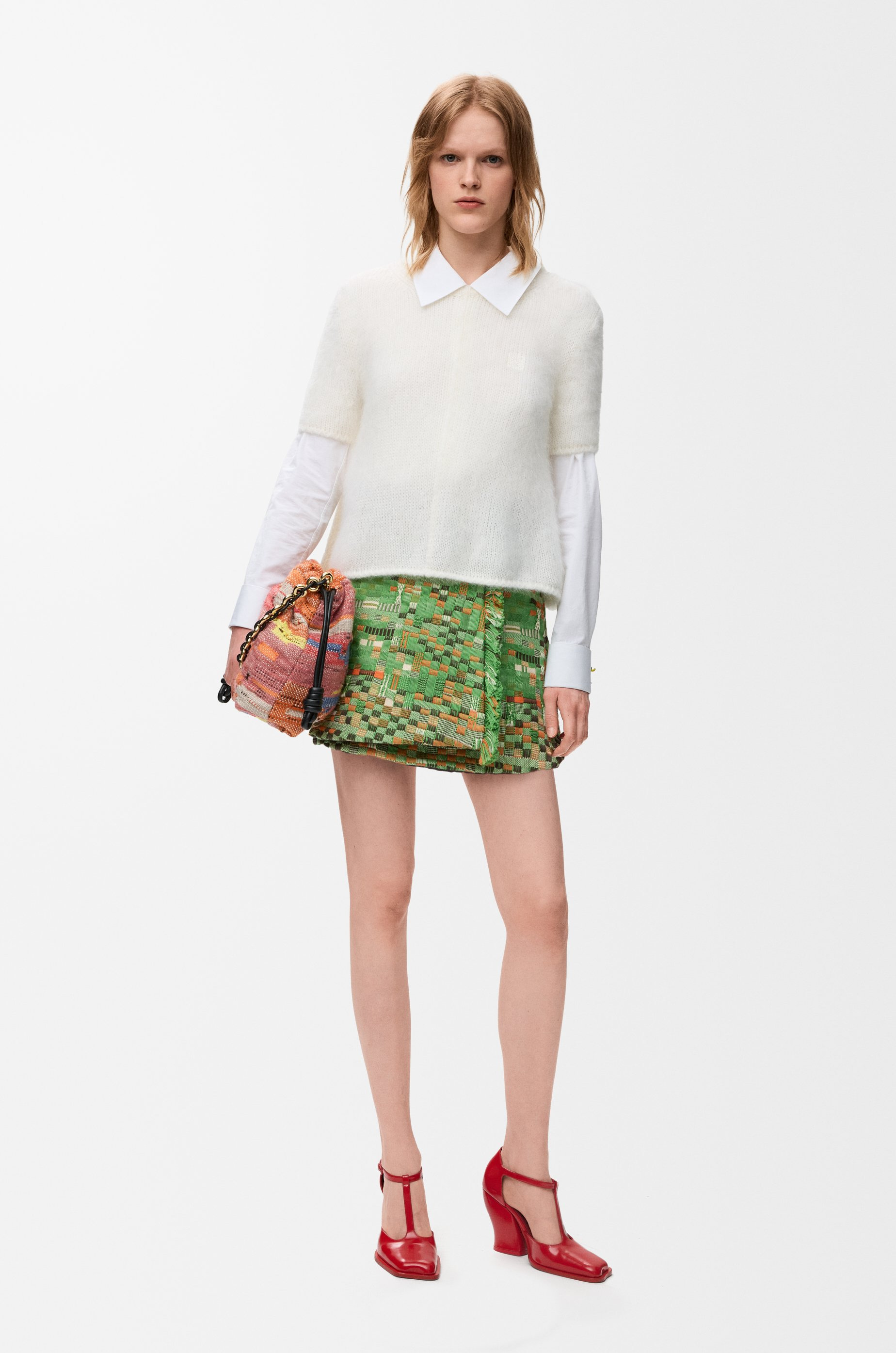 Skirt in cotton jacquard - 2