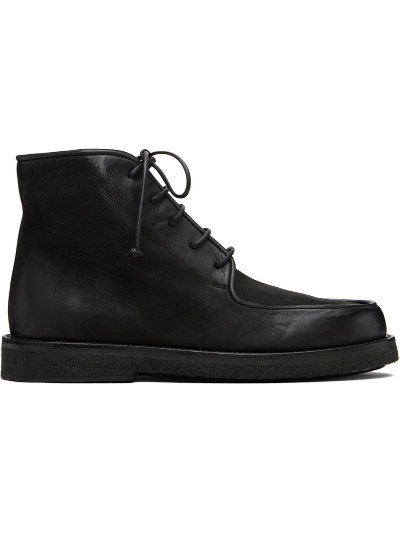 Black Moccar Boots 1