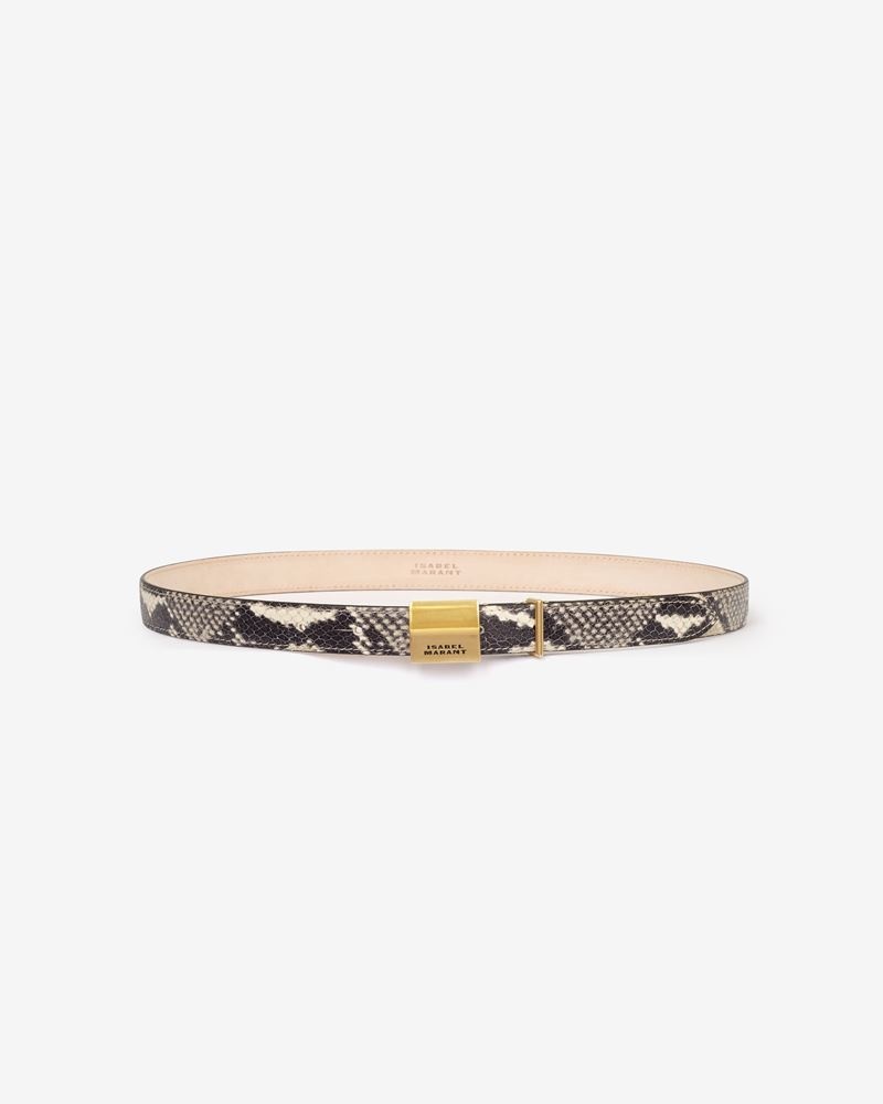 LOWELL LEATHER BELT - 1