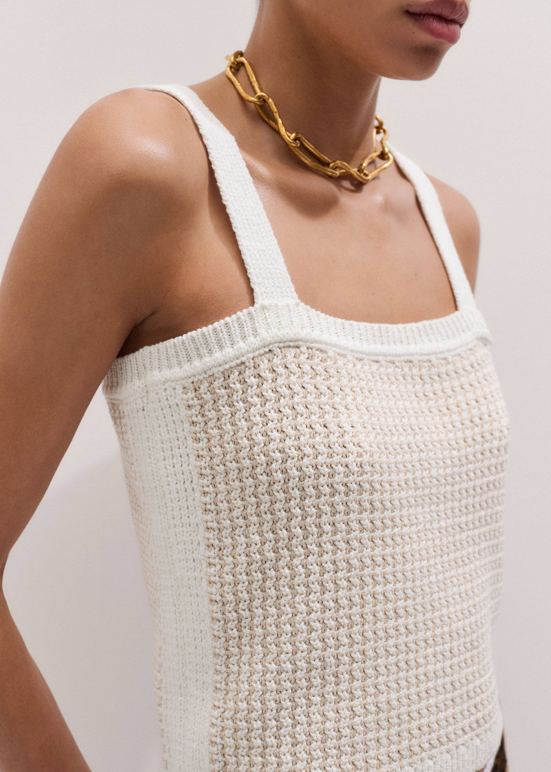 ME+EM Crop Knit Tank outlook