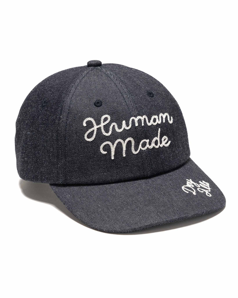 6 Panel Denim Cap Indigo 1
