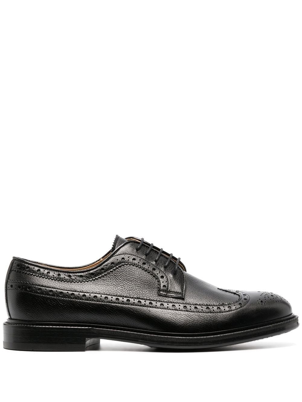 polished-finish lace-up brogues - 1