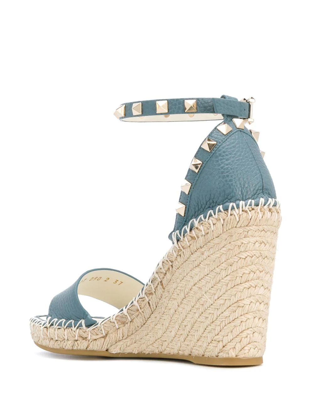 Rockstud 100mm wedge espadrilles - 3