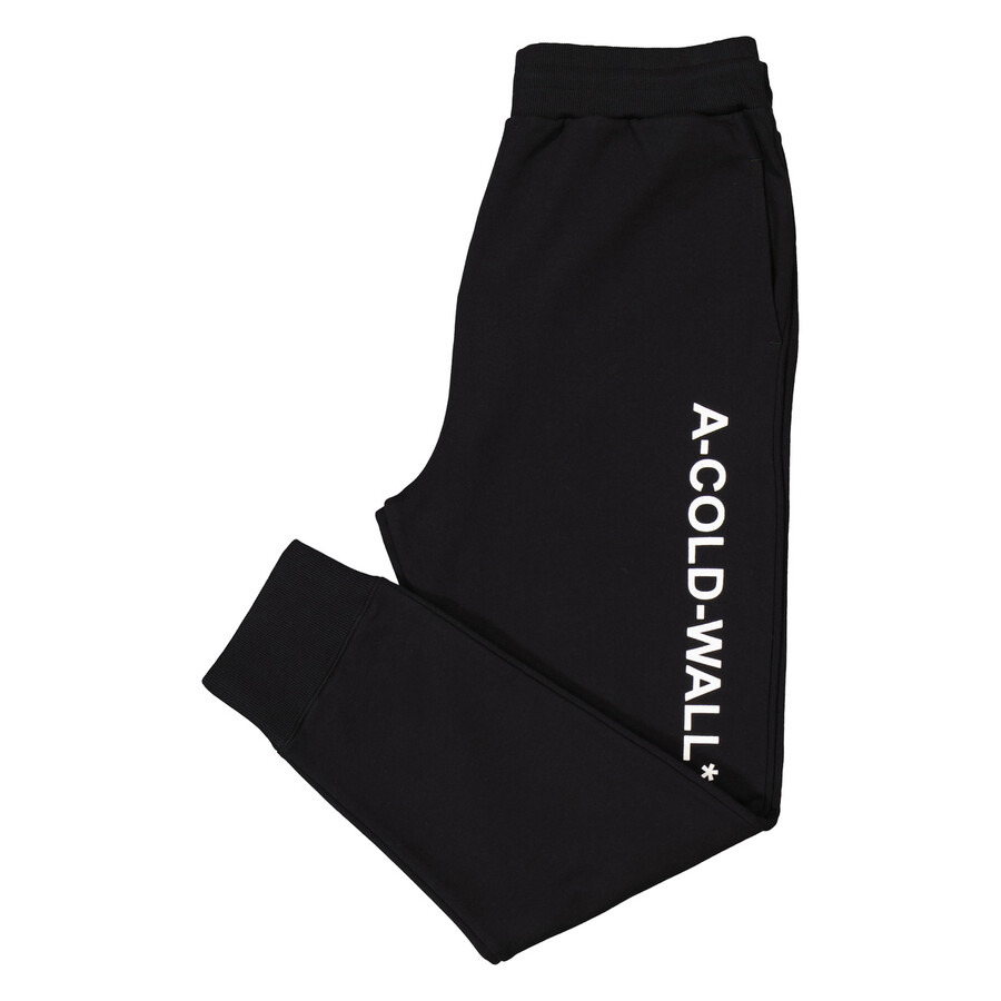 A Cold Wall Black Essentials Logo-Print Track Pants - 7