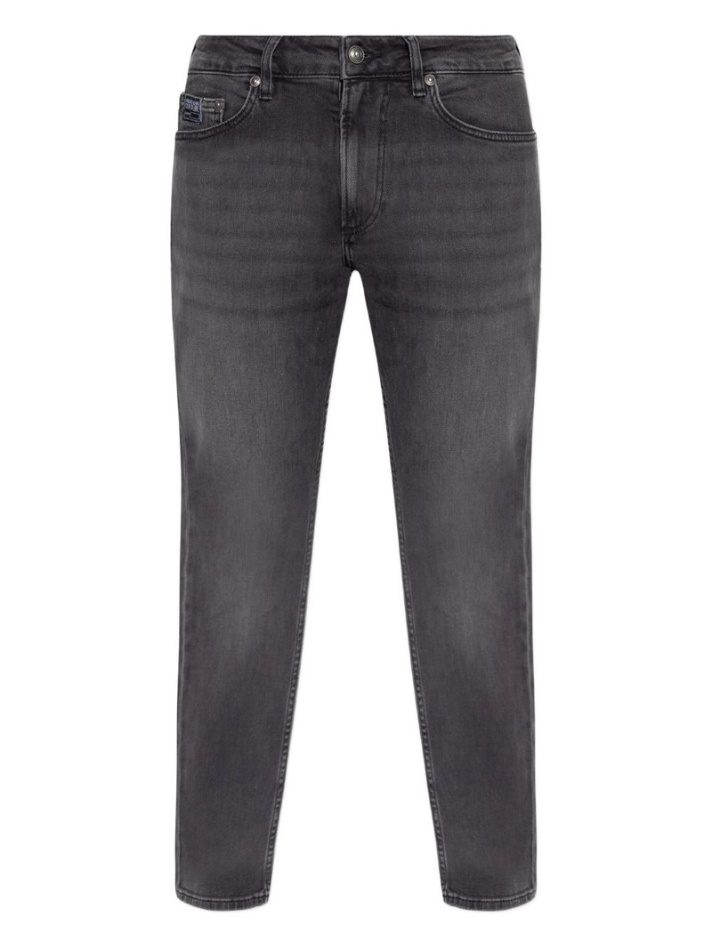 logo-plaque jeans 1