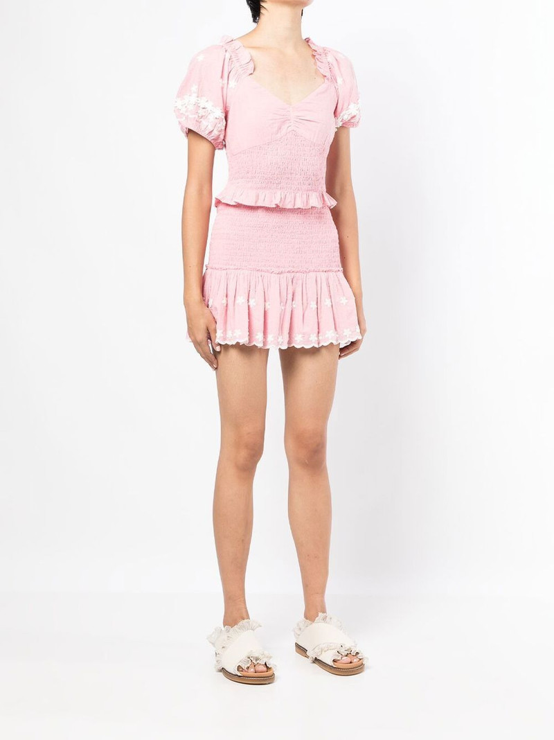 Jarraj smocked-detail dress 3