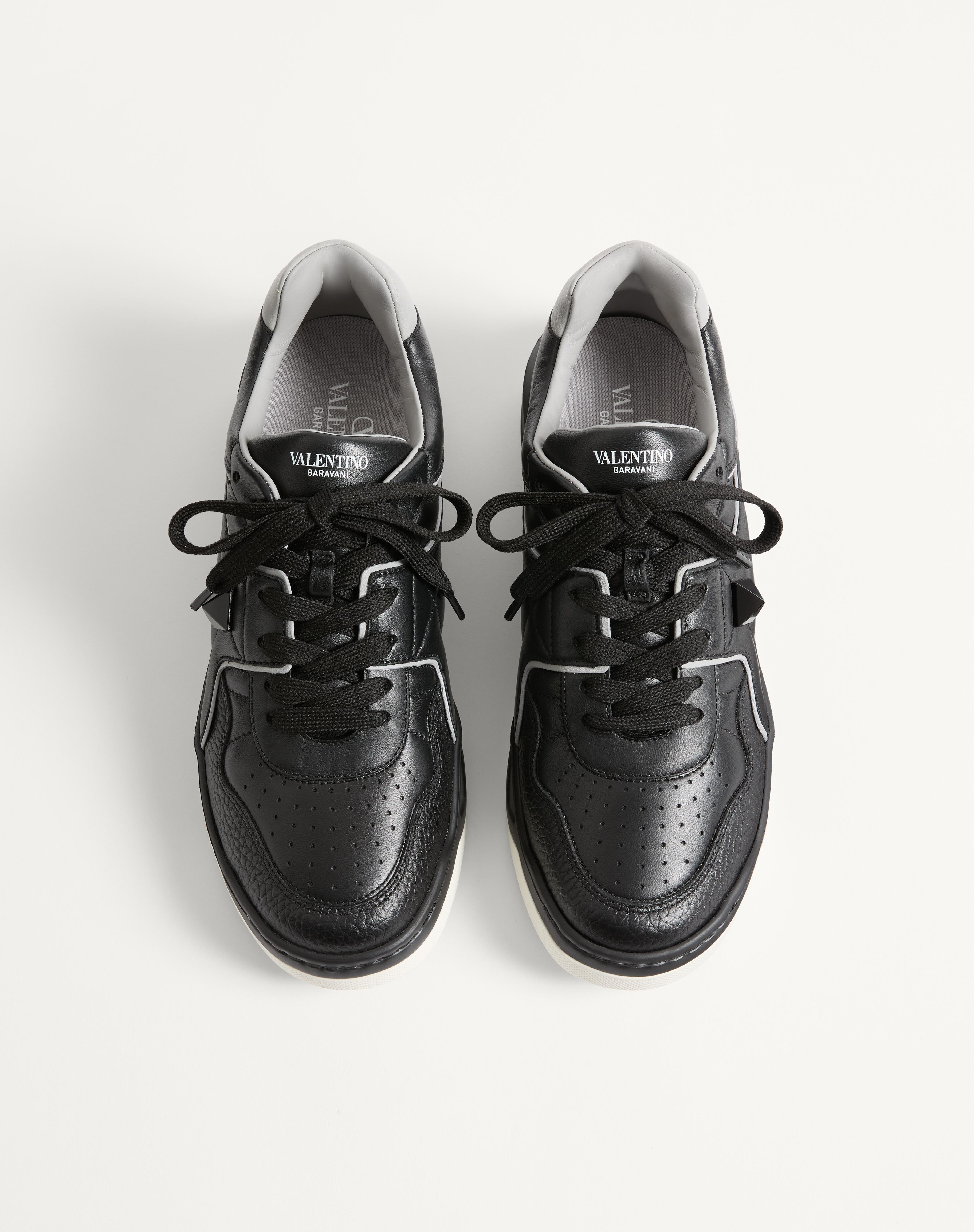 ONE STUD LOW-TOP NAPPA SNEAKER - 5