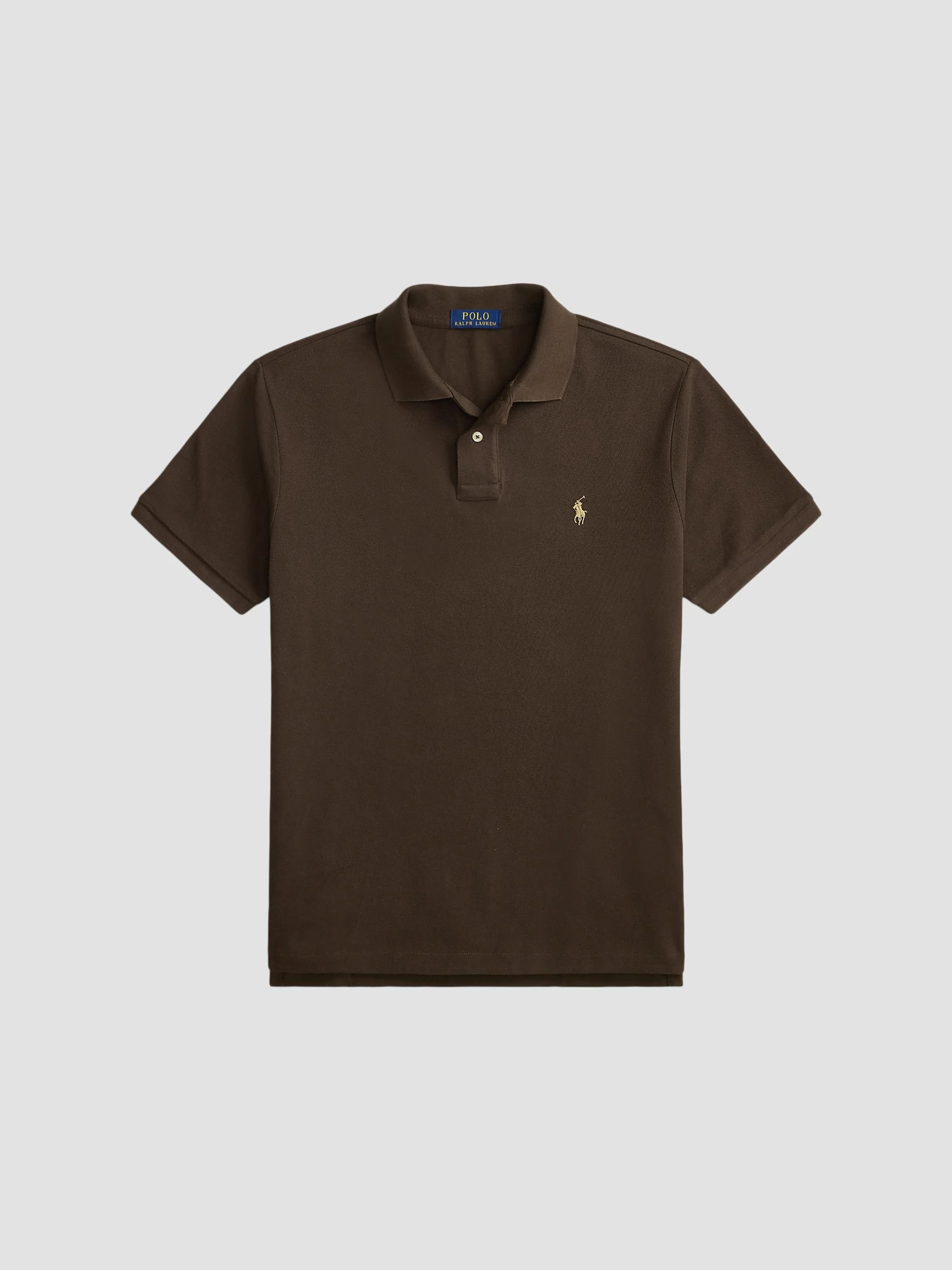 Men's The Iconic Mesh Polo Shirt - Nutmeg Brown - 1