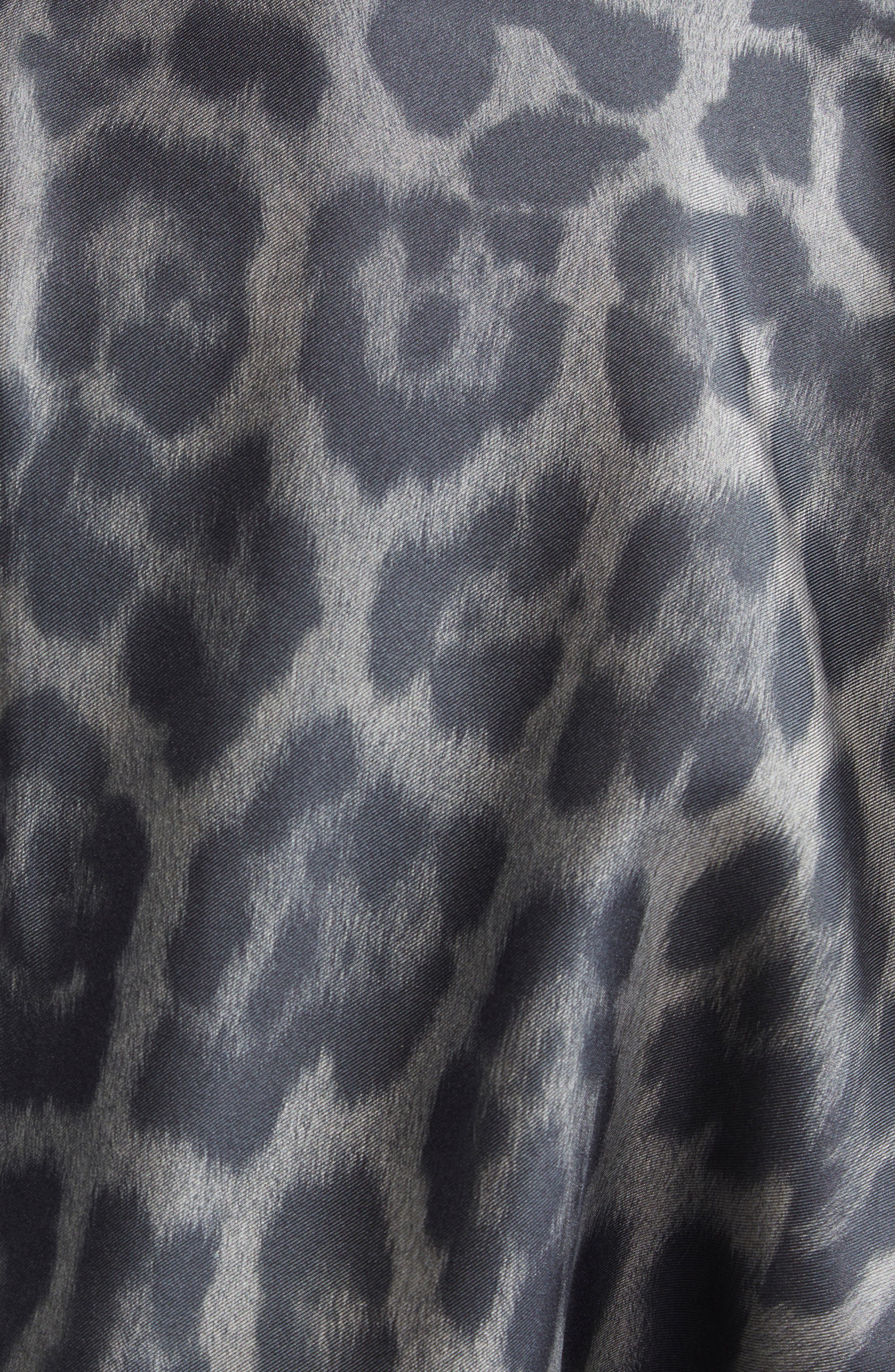 Stella McCartney Leopard Print V-Neck Silk Midi Dress in 1230 - 6