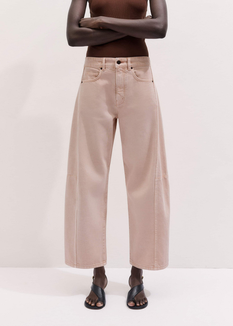 ME+EM Exaggerated Crop Jean outlook