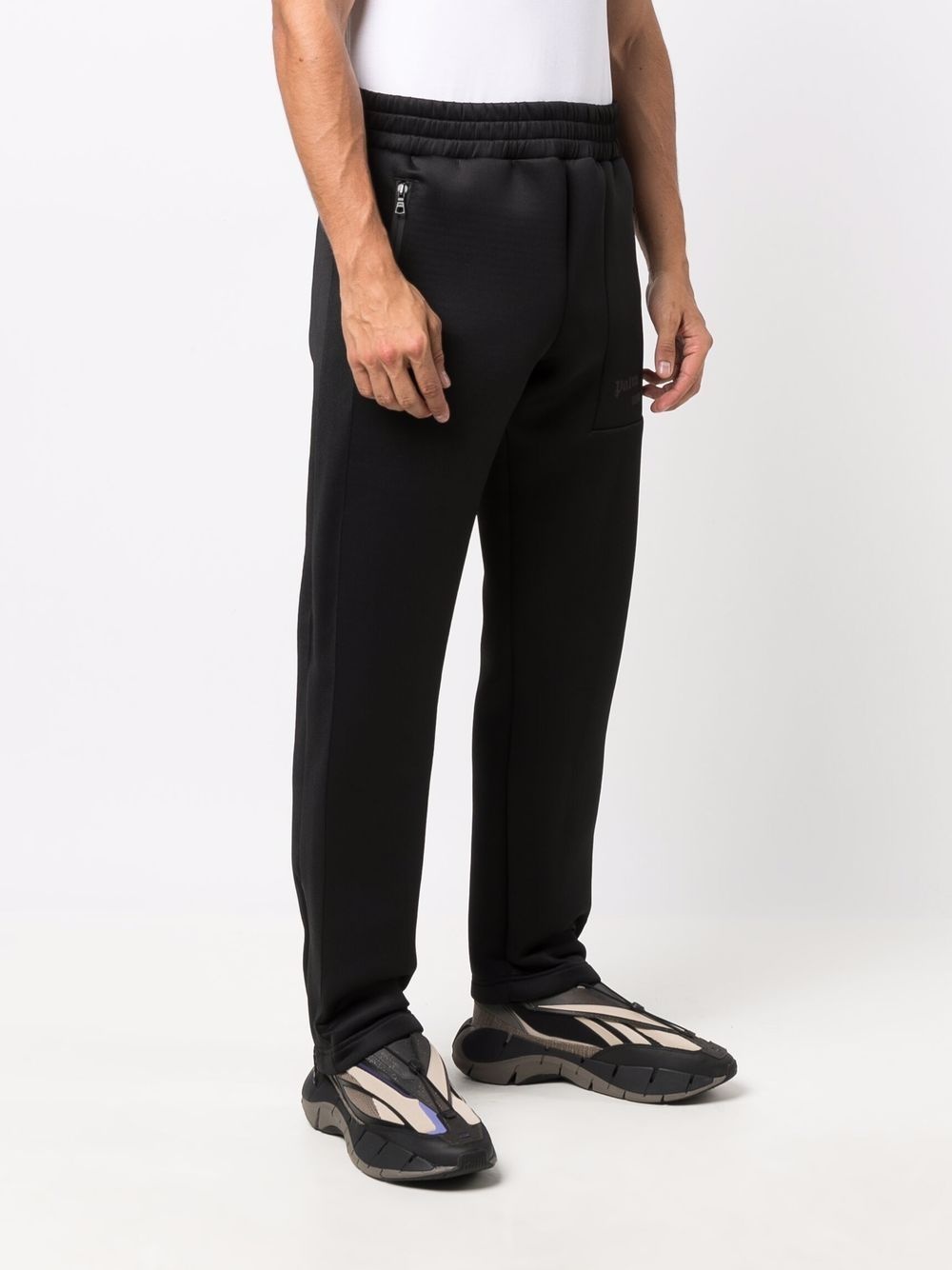 x TEAM WANG logo print track pants - 3