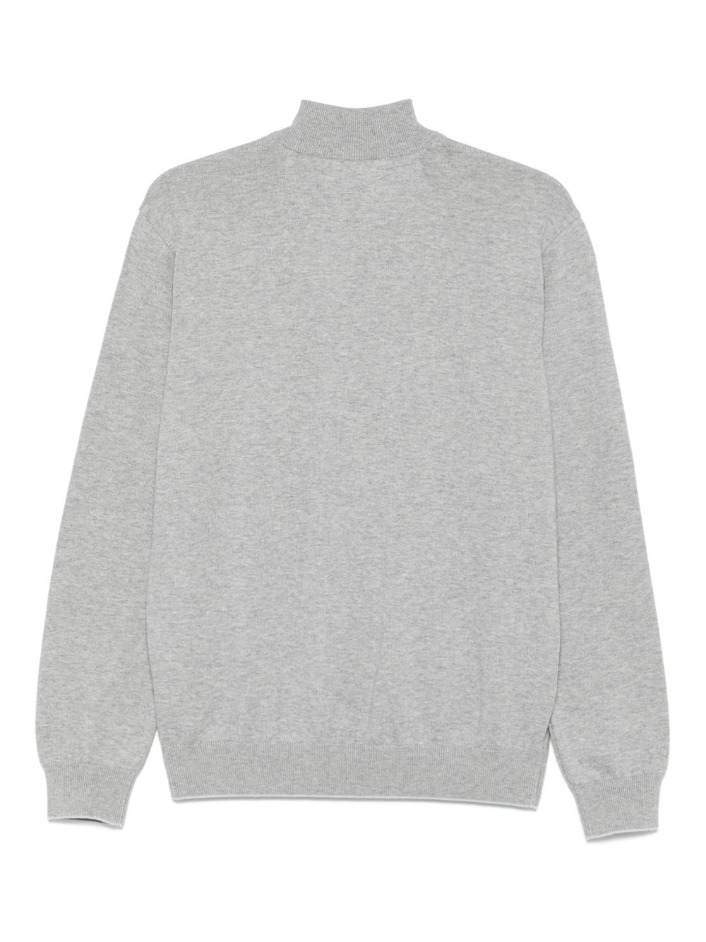 mélange-effect sweatshirt - 2