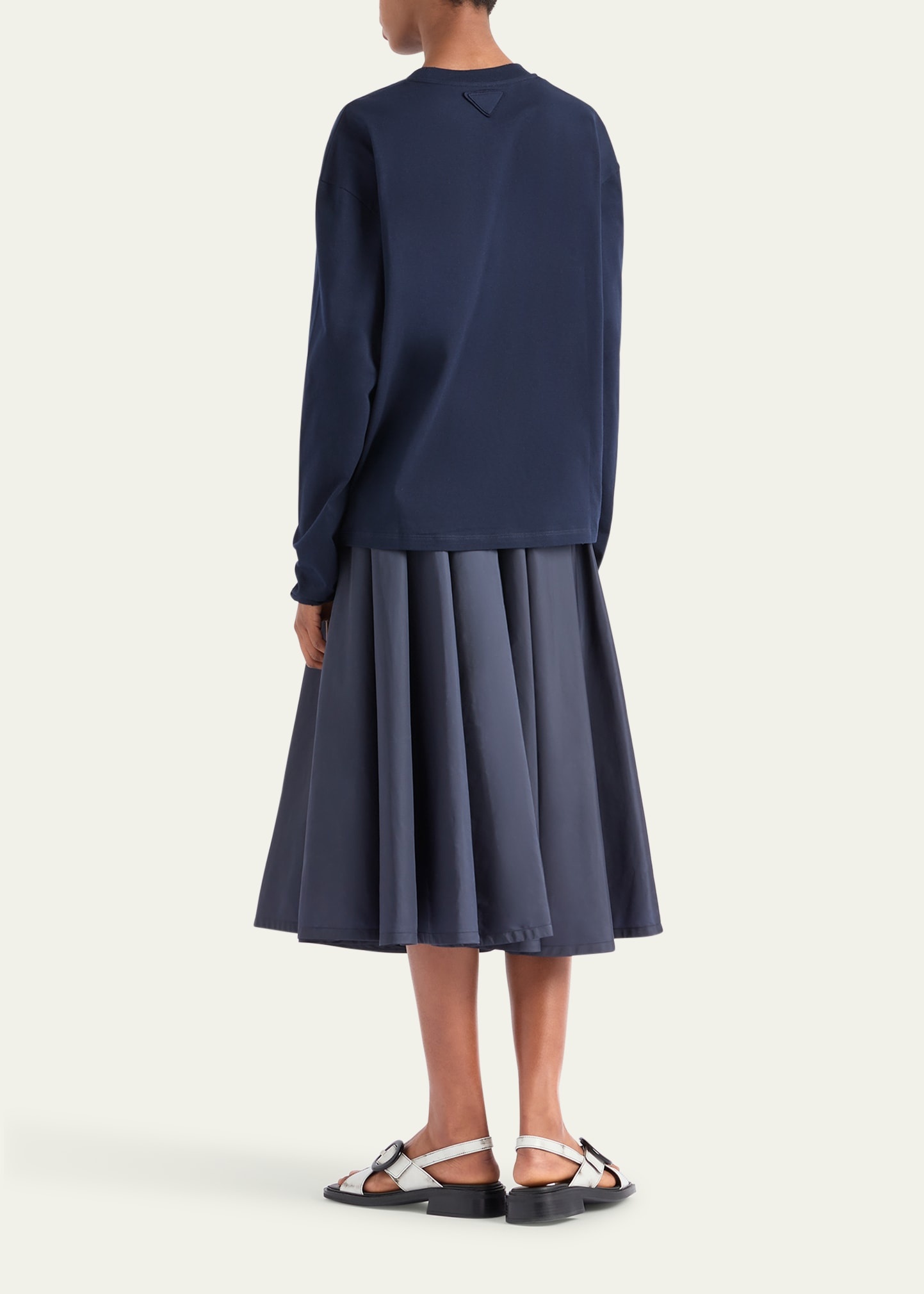 Re-Nylon Pleated Full Skirt - 3