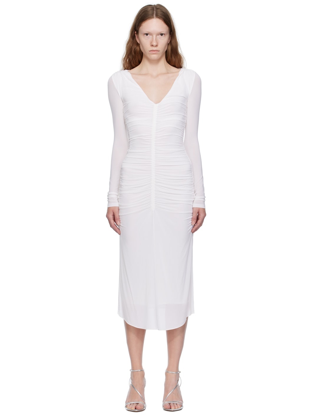 White Laly Midi Dress - 1