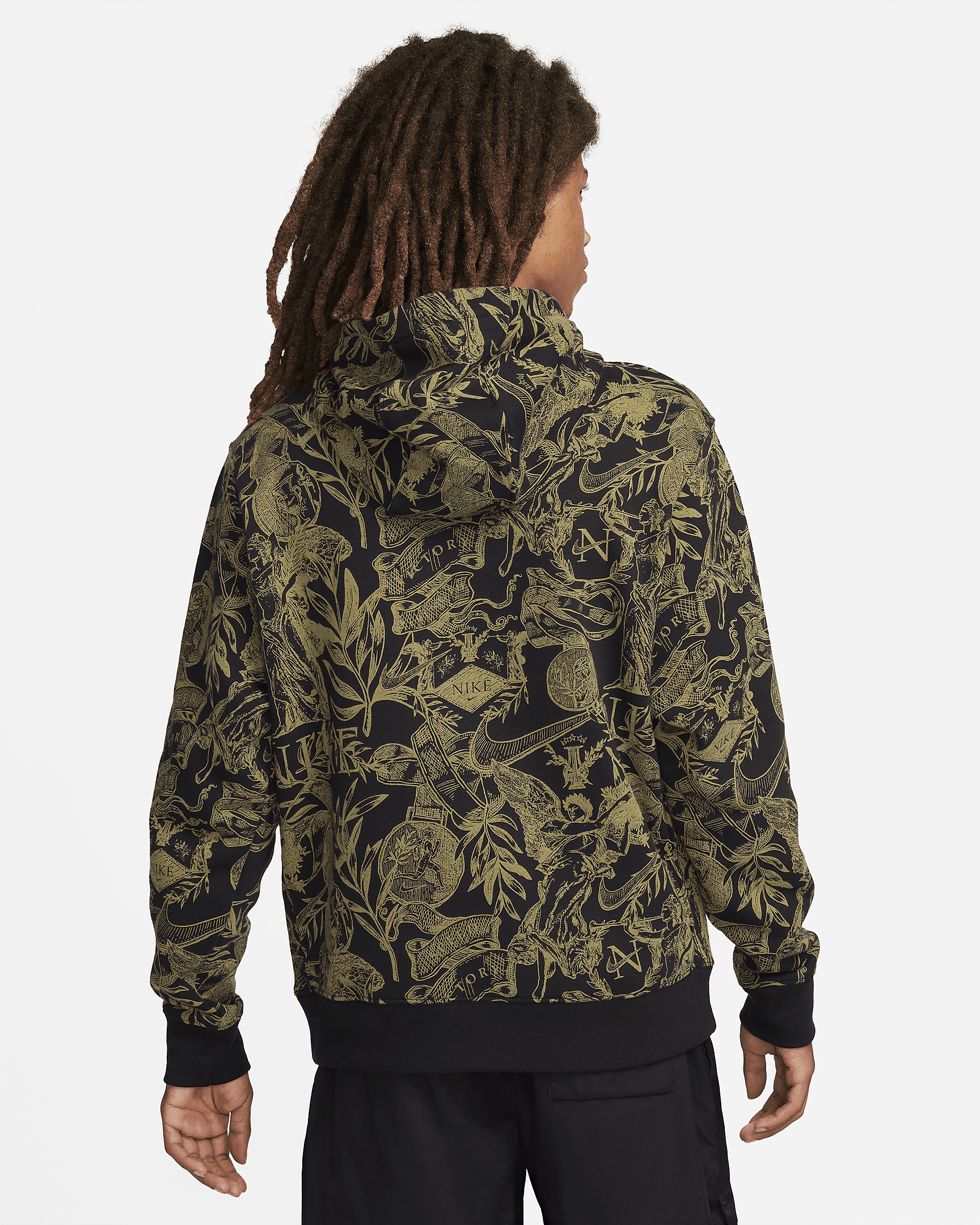 Nike Sportswear Club Fleece Men's Pullover Printed Hoodie - 2