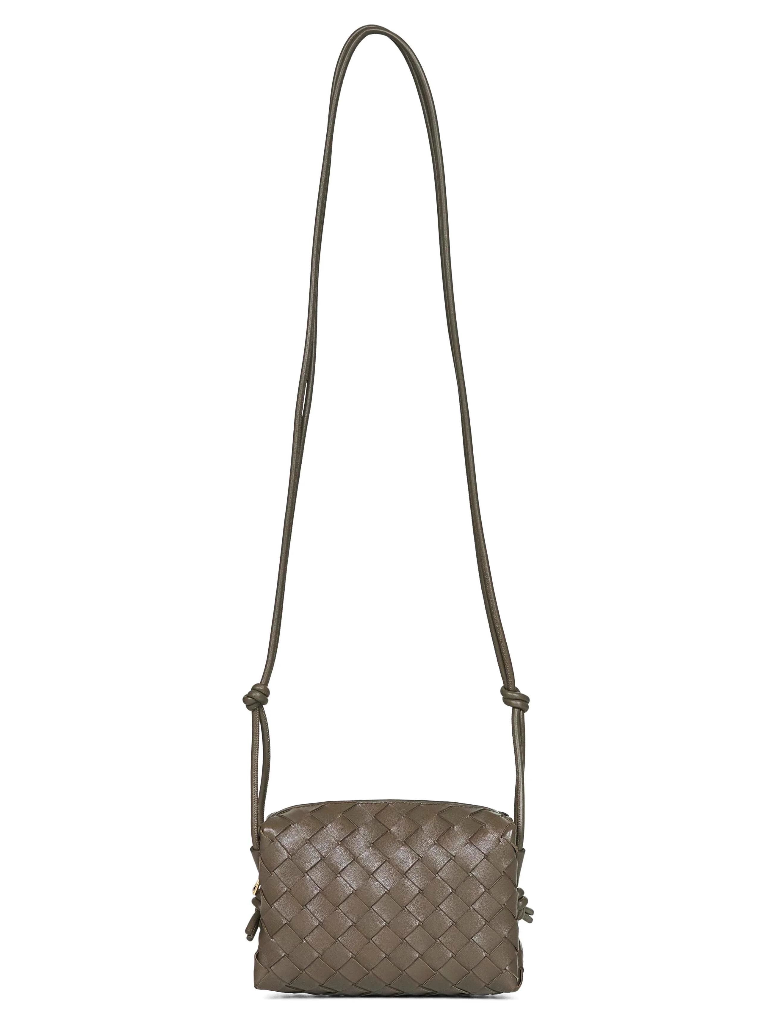 Bottega Veneta Women Loop Mini Leather Crossbody Bag - 1